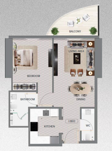 1-Bedroom Residences